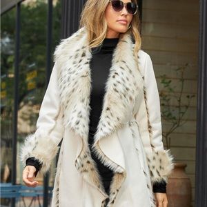 From Boston Proper-Fabulous Furs Statement Coat